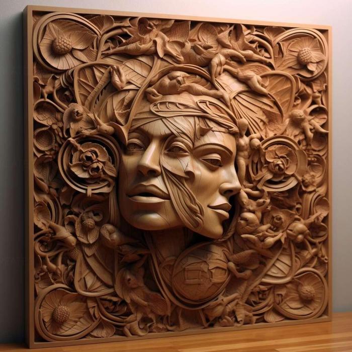 نموذج ثلاثي الأبعاد لآلة CNC 3D Art 